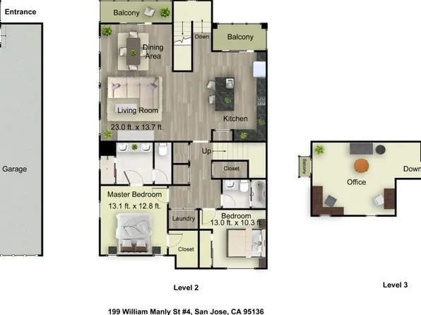 199 William Manly St Unit 4, San Jose, CA 95136