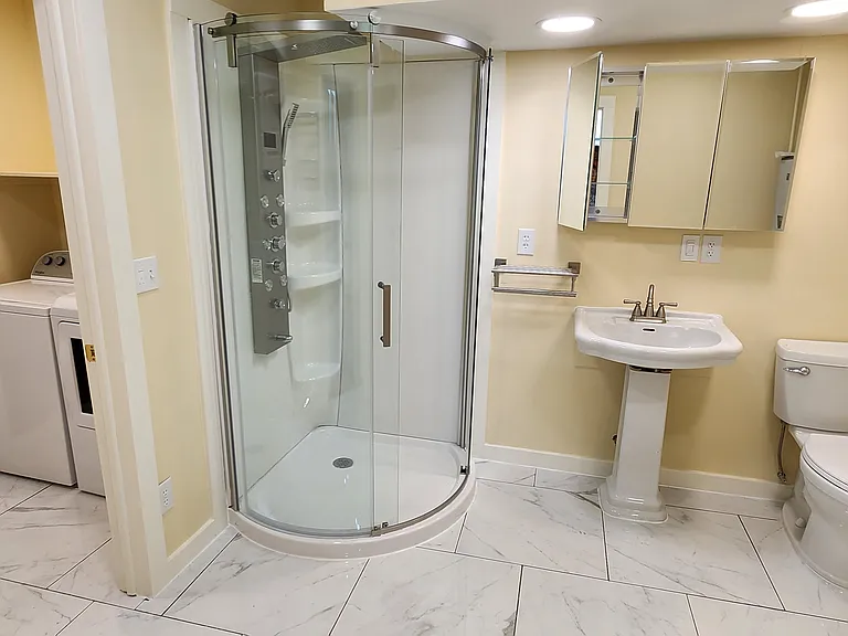 New 2nd Bathroom with laundry room