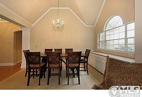 Granite Buffet Bar in Formal Dining Room