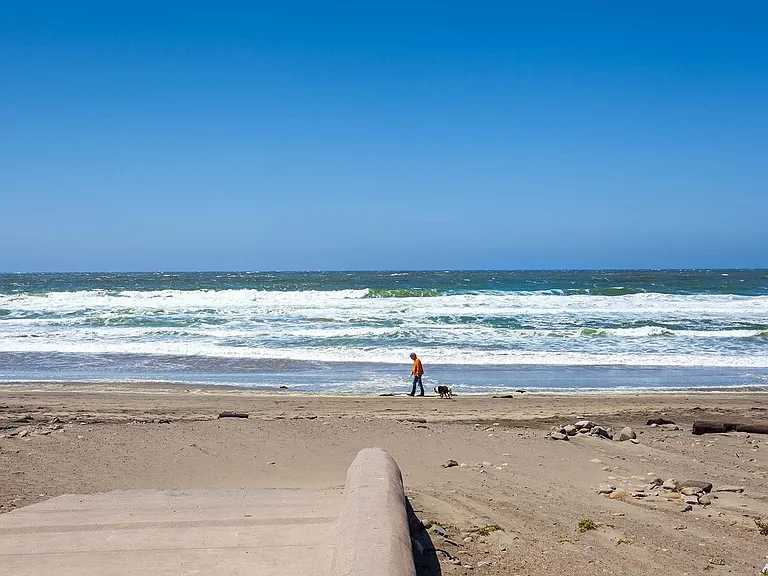 Take a walk on Pacifica Beach located just 10 minutes away