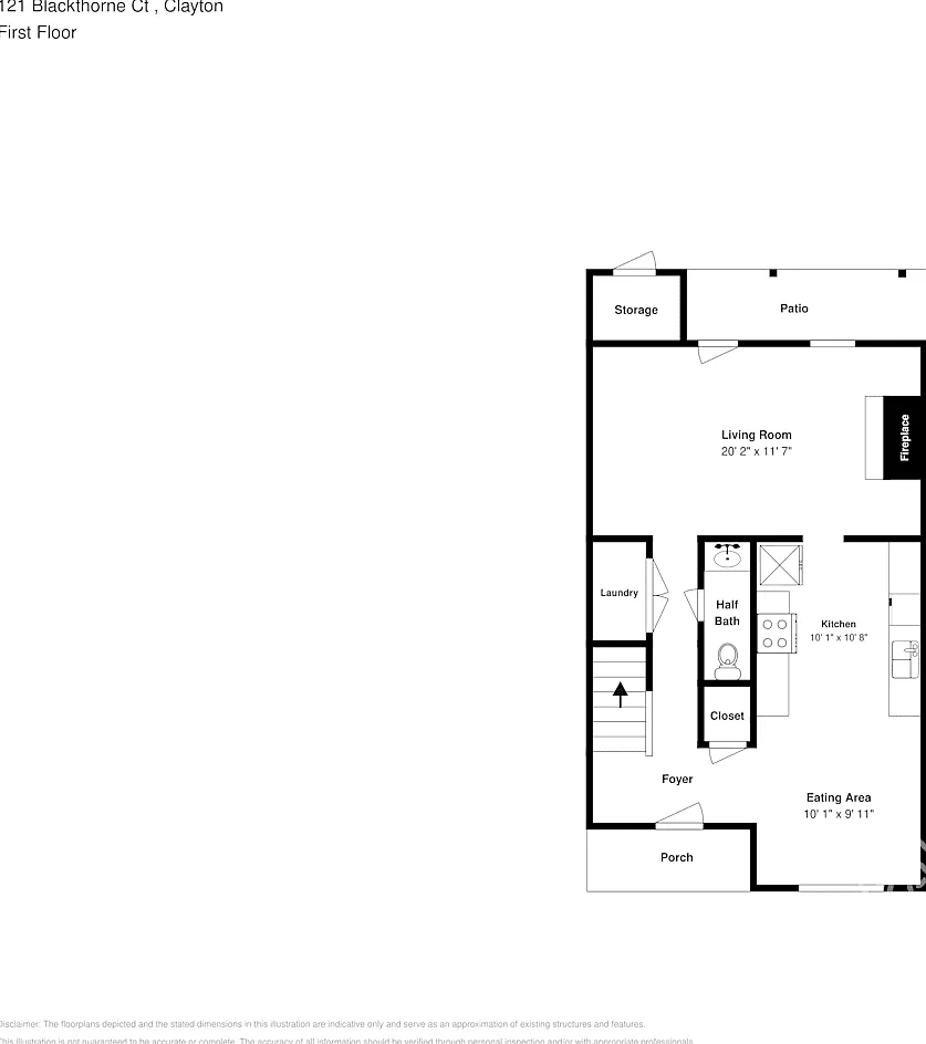 121 Blackthorne Ct Clayton, NC 27520 — Photo 2