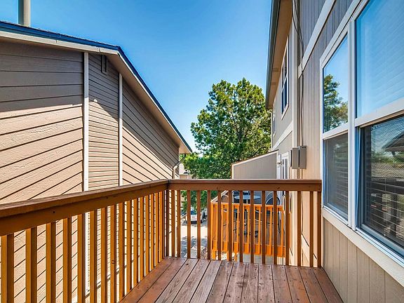 Spacious main floor deck.