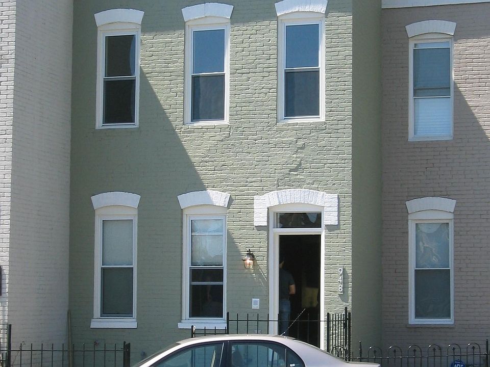 Exterior of townhouse - across from Whole Foods that will open within the year. Landscaping now in front as well.