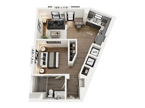 Floor plan The Unscripted