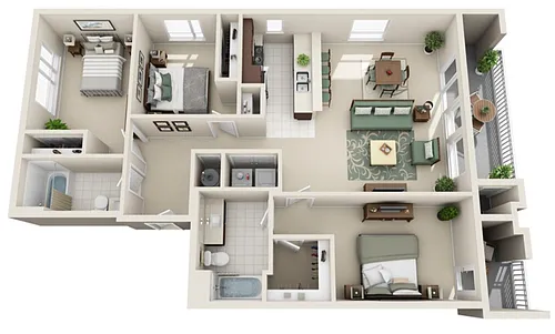 Floor plan Townsend