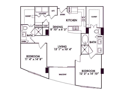 Floor plan B3