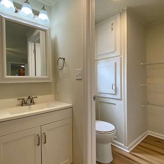 Primary Bathroom w/ LVP Flooring