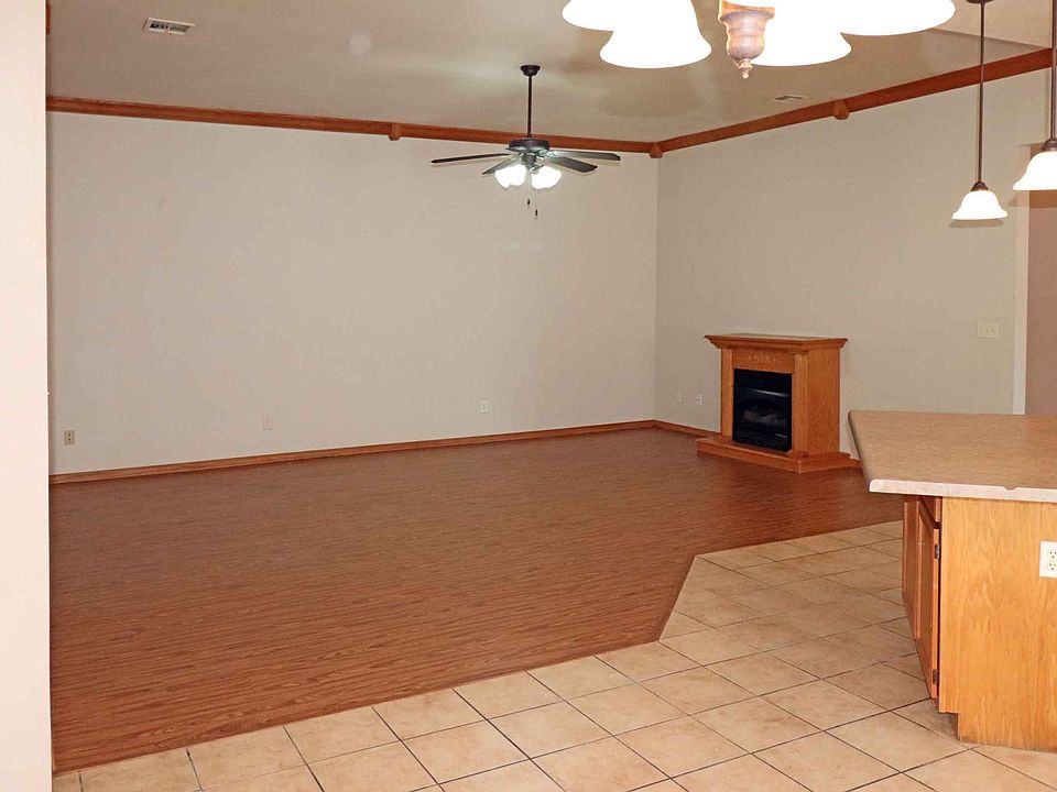 Living room with gas fireplace