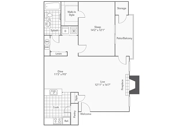 Floor plan Alexandria