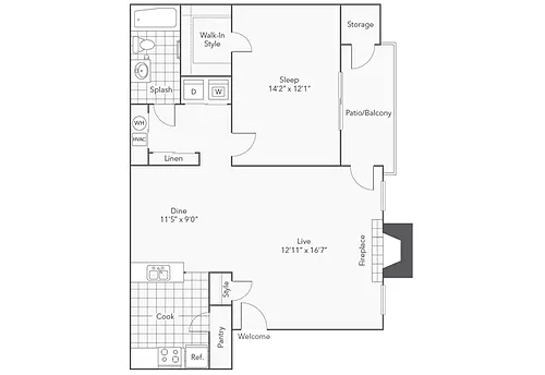 Floor plan Alexandria