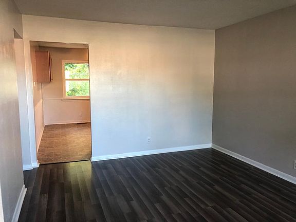 Looking into the kitchen