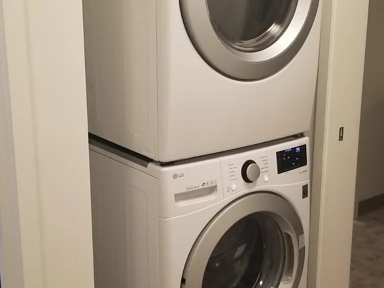 Full size stacked Washer & Dryer