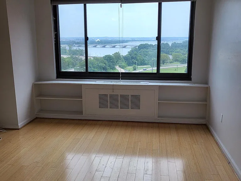 Living room with hardwood floors