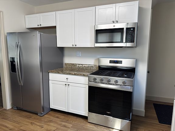 View of the kitchen.