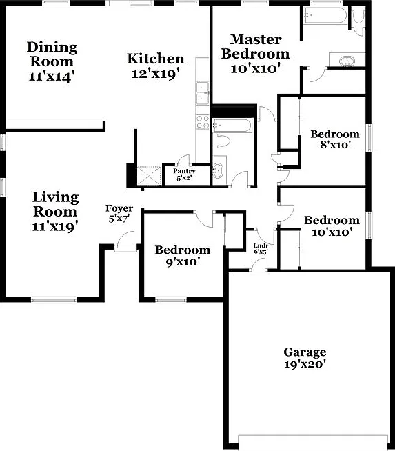 4 bed, 2.0 bath, 1594 sqft, $2,105 — Photo 2