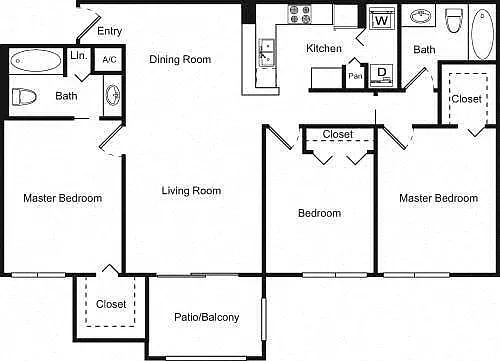 Floor plan 3A