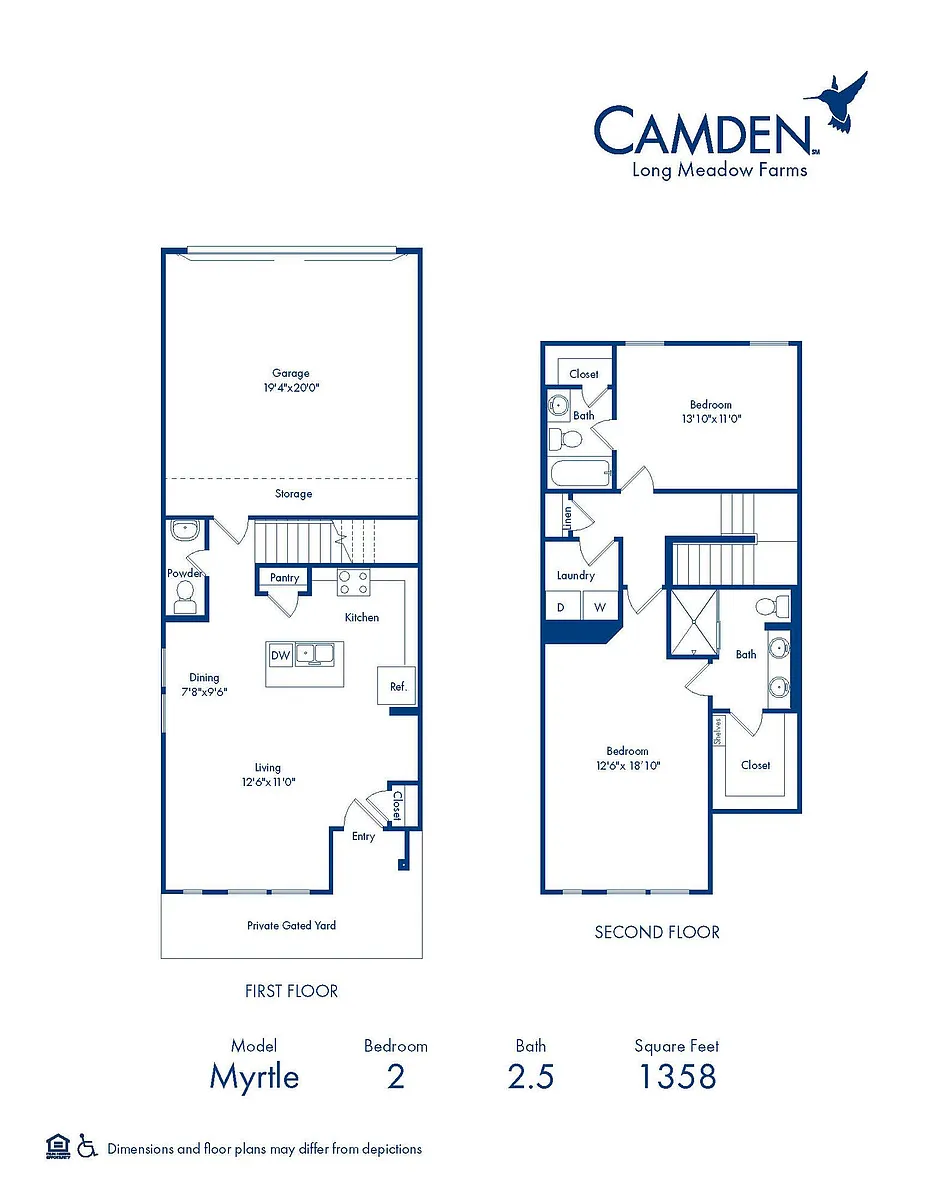 Floor plan Myrtle