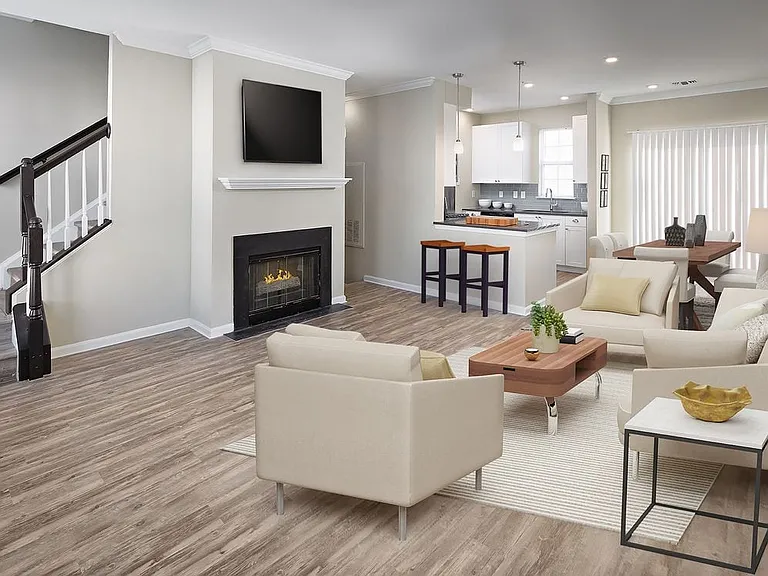 Hard Surface Vinyl Plank Flooring Throughout