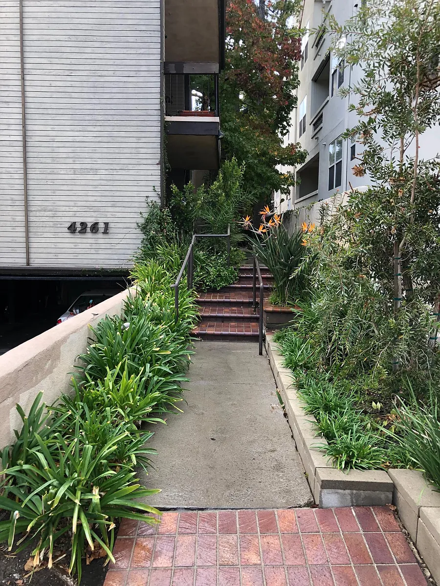 Entry stairs - 4261 Dixie Canyon Ave #1
