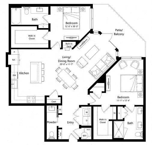 Floor plan B7