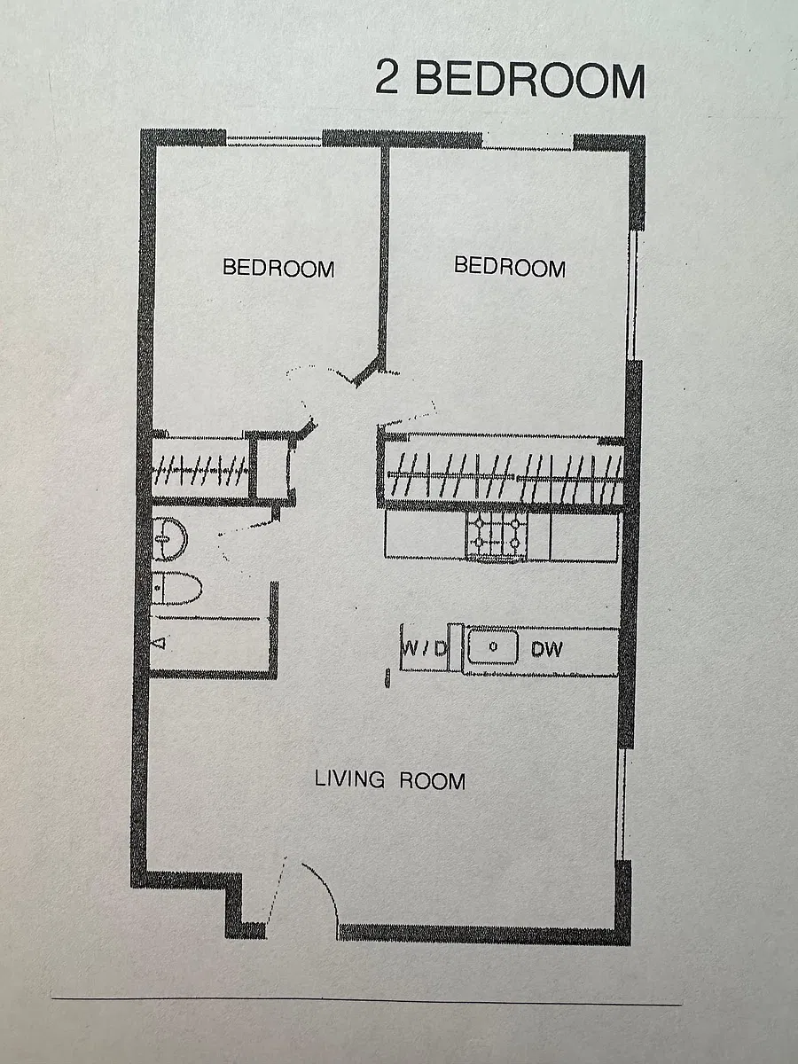 Floor plan 2 bedroom