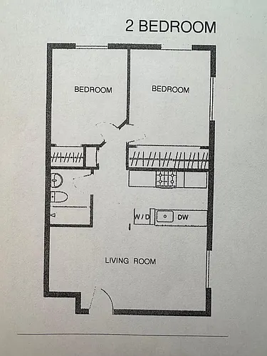 Floor plan 2 bedroom