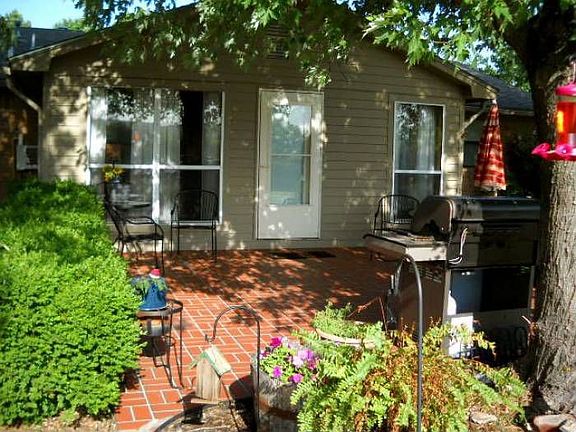 Nice back patio area