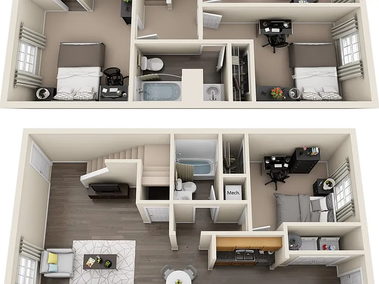 4-4 Townhome Upgraded Platinum 4-4 Townhome Upgraded Platinum