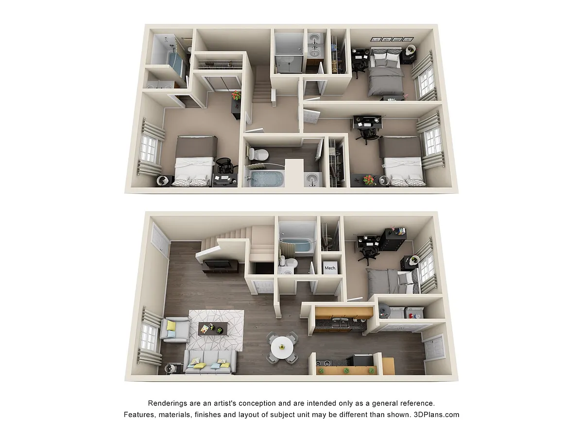 Floor plan 4-4thu