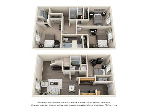 Floor plan 4-4thd