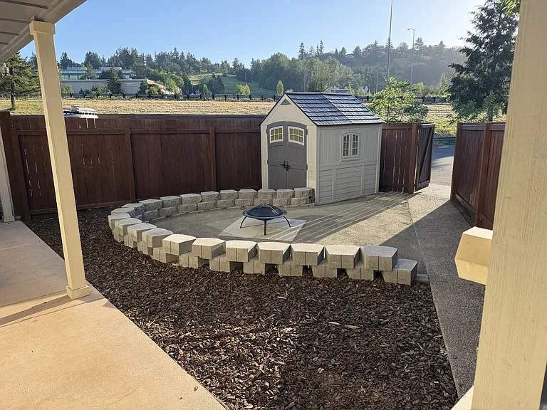 Fenced Courtyard