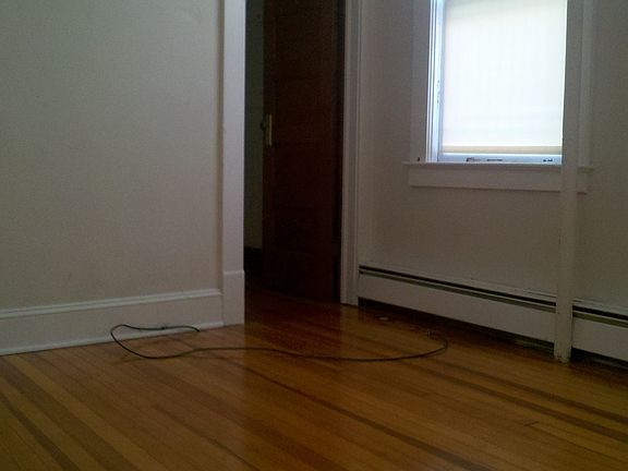 Bedroom with walk in closet