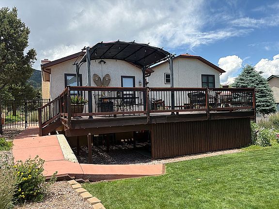 Back deck with storage under