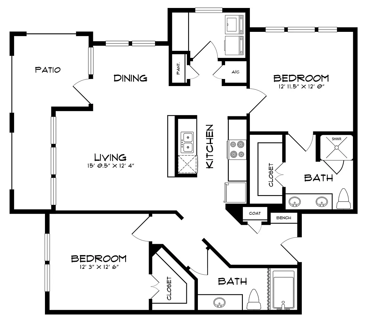 Floor plan B2