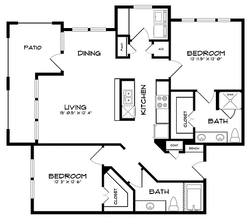 Floor plan B2
