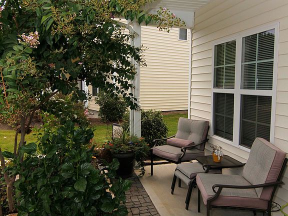private and cozy front porch