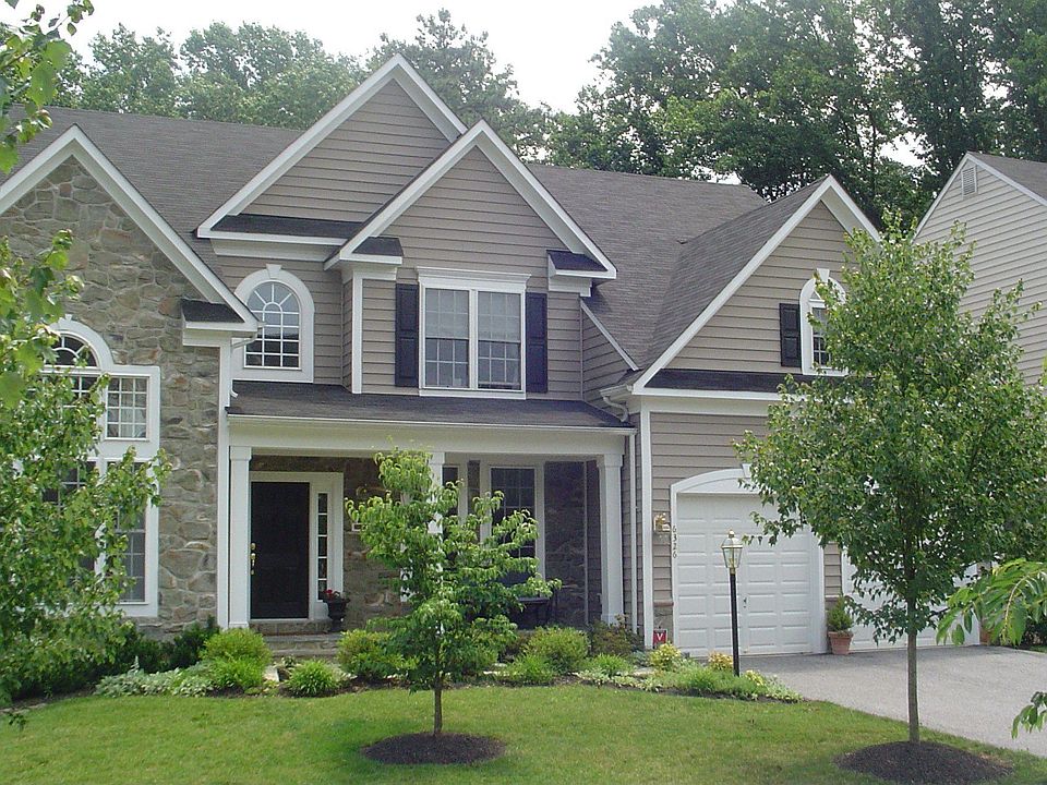 Partial stone front with porch