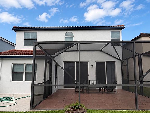 Back Elevation and Back Screened Patio - Jun 26
