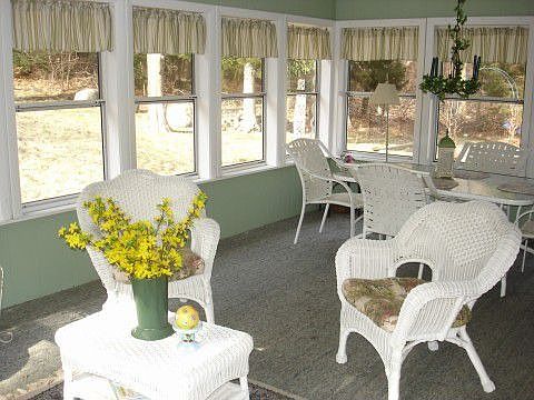 Three Season room overlooking gardens