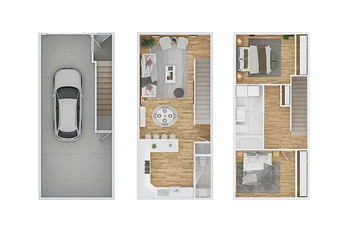 Floor plan With Garage