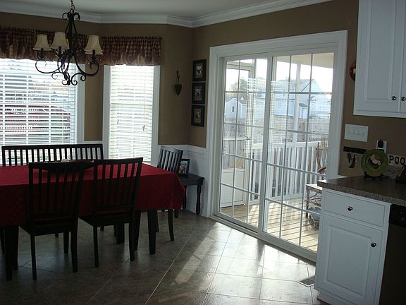 View from Kitchen to Side Deck