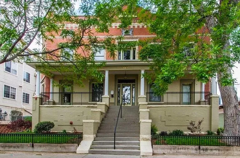 Exterior View - apartment is on second floor of 3 level building