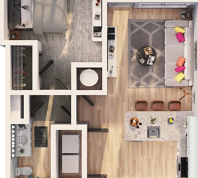 Inkwell Watters Creek - A1C Floor Plan Inkwell Watters Creek - A1C Floor Plan