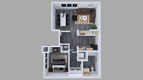 Floor plan 1 Bedroom