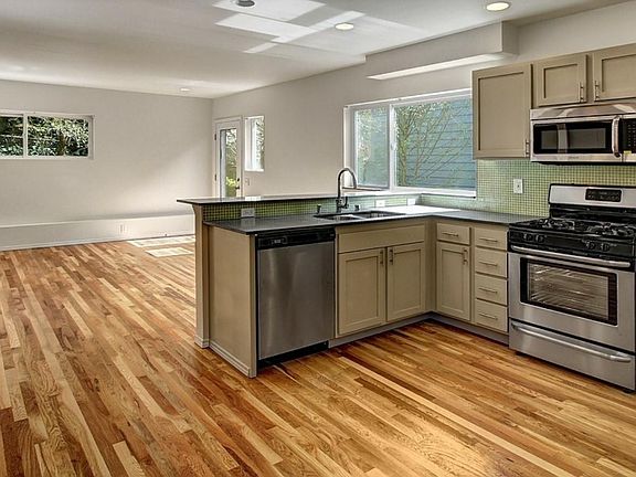 Kitchen and living open concept
