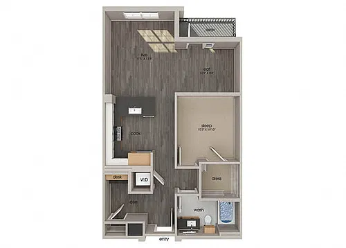 Floor plan A14D