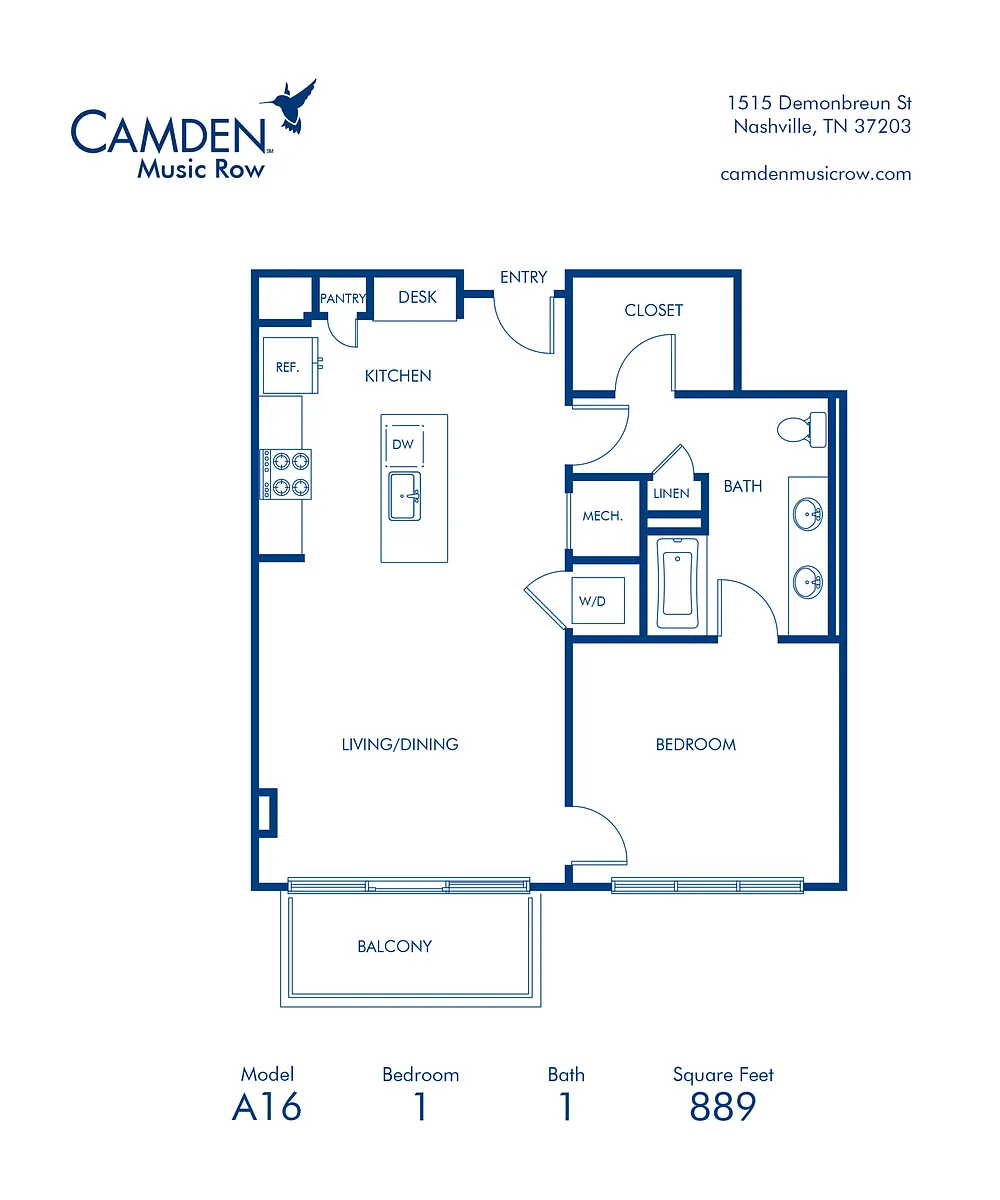 Floor plan A16