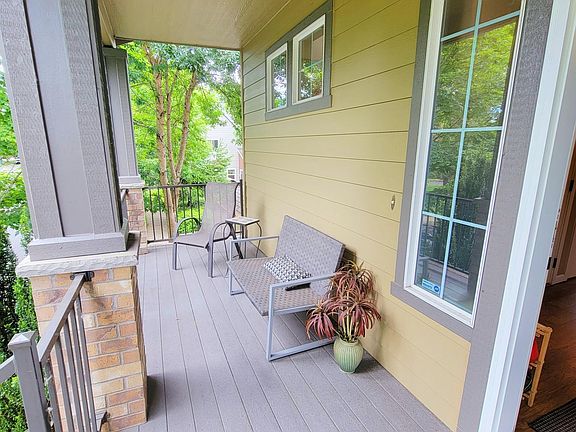 Covered front porch