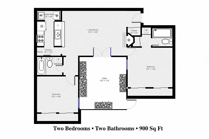 Floor plan B1 R
