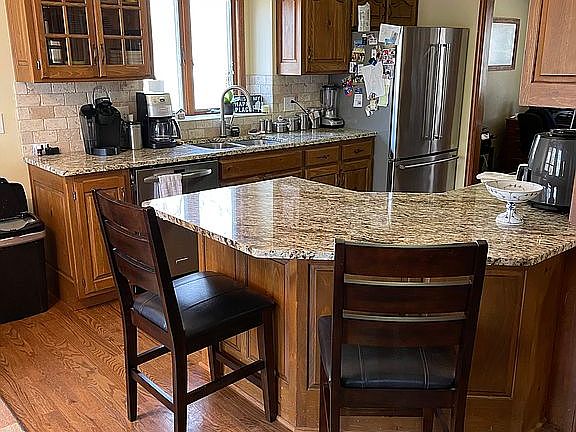 Granite and stainless steel